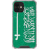 Saudi Arabia Flag Distressed iPhone 12 Clear Case